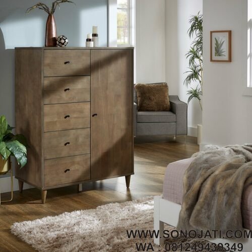 Lemari Pakaian Minimalis Pella Armoire