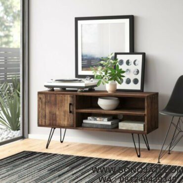 Meja TV Kayu Juliette Solid Wood