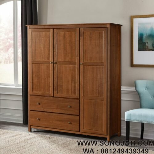 Lemari Pakaian Minimalis Shaker Wardrobe