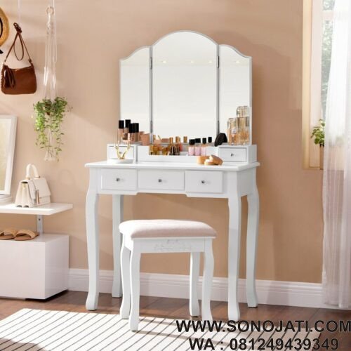 Meja Rias Minimalis Fiecke Vanity Set