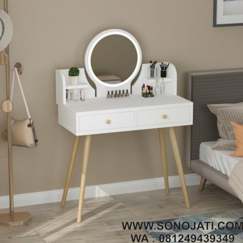 Meja Rias Minimalis Whiteglow