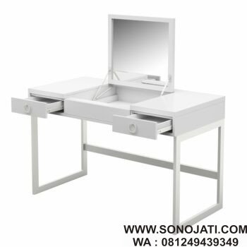 Meja Rias Simple Duco White