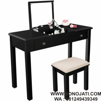 Meja Rias Kayu Flip top Duco