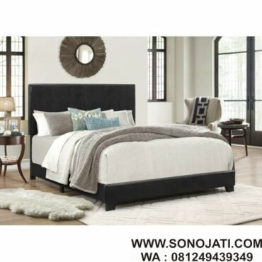 Tempat Tidur Minimalis Modern Derek Upholstered