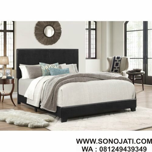 Tempat Tidur Minimalis Modern Derek Upholstered