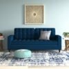 Bangku Sofa Dua Dudukan Navy Milton
