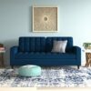 Bangku Sofa Dua Dudukan Navy Milton