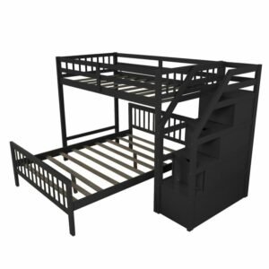 Jika Anda membutuhkan ruang tidur ekstra atau tempat menginap favorit anak Anda, Dipan Tingkat Croom Twin Over Full ini sangat cocok untuk rumah Anda.