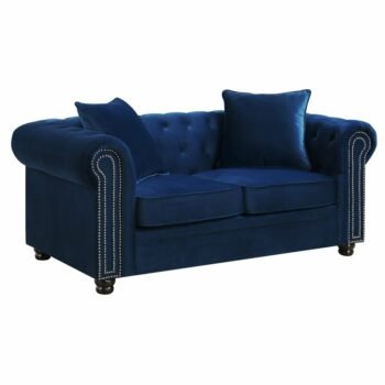 Sofa Biru Dua Dudukan Avani