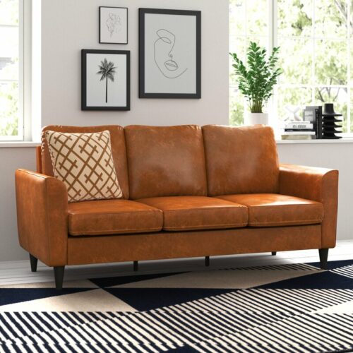 Kursi Sofa Dudukan 3 Orange Estep Kursi Sofa Dudukan 3 Orange Estep