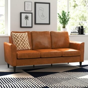 Kursi Sofa Dudukan 3 Orange Estep