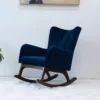 Kursi Goyang Bludru Tom Rocking Chair