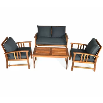 Kursi Teras Kayu Jati Aisling Solid Wood