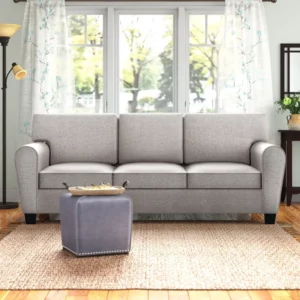 Sofa Minimalis 3 Dudukan Kempton Abu abu