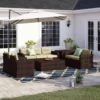 Jual Set Kursi Rotan Minimalis Arlington Wicker 7