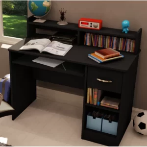 Meja Belajar Kayu Hitam Axess