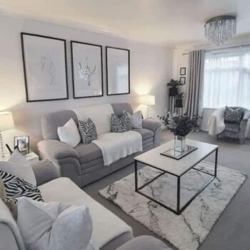 Sofa Minimalis Abu Abu
