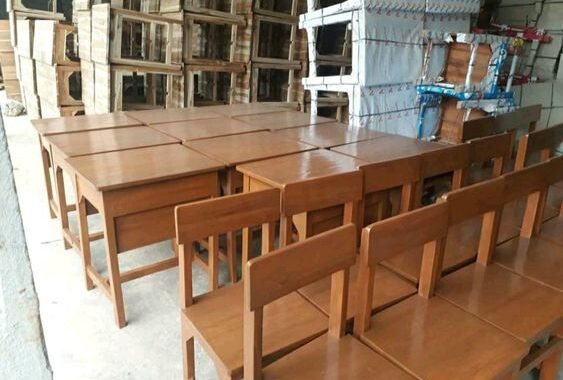 meja sekolah single