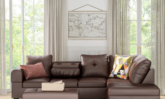 1 Set Sofa L ruang Tamu L-Shaped Modular Couch