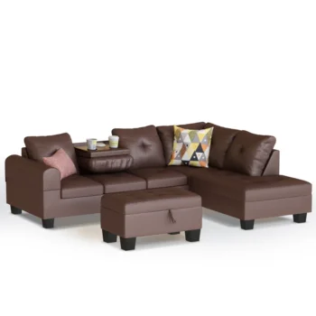 1 Set Sofa L ruang Tamu L-Shaped Modular Couch
