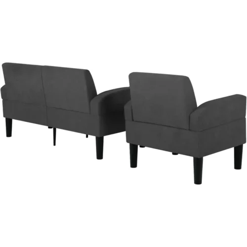 Set Meja Minimalis Abu Abu Kwame 2 Set Meja Minimalis Abu Abu Kwame 2