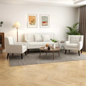 Sofa Set Minimalis Putih Stephanny 3
