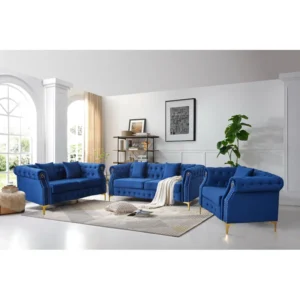 Kursi Mewah Biru Frotten 3