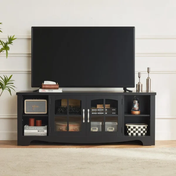 Meja TV Minimalis Hitam Sullivan 58