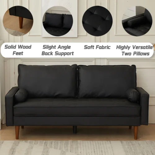 Set Sofa Minimalis Kulit Imitasi George Oliver Set Sofa Minimalis Kulit Imitasi George Oliver