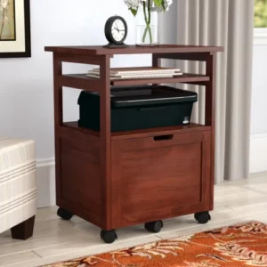 Meja Printer Minimalis Laci Tamber