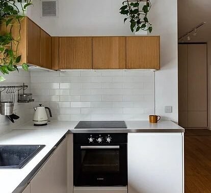 Dapur Minimalis dengan rak diatas