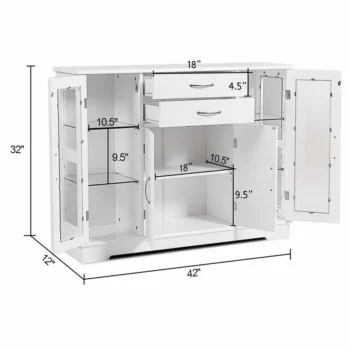 Bufet Penyimpanan Dapur Ebern Designs
