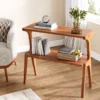 Meja Ujung Sofa Ramping 2 Tingkat George Oliver