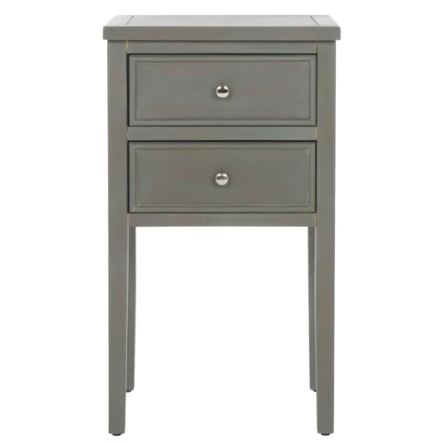 Meja Samping Joanna Solid Wood Abu Abu Meja Samping Joanna Solid Wood Abu Abu
