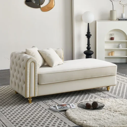 Sofa santai berlapis kain lebar Rumah Hampton® Sofa santai berlapis kain lebar Rumah Hampton®