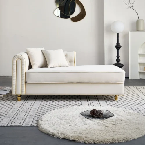 Sofa santai berlapis kain lebar Rumah Hampton® Sofa santai berlapis kain lebar Rumah Hampton®