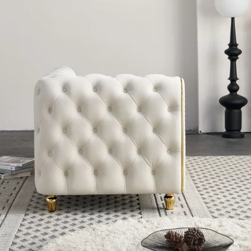 Sofa santai berlapis kain lebar Rumah Hampton® Sofa santai berlapis kain lebar Rumah Hampton®