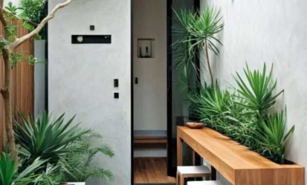 Interior rumah tropis