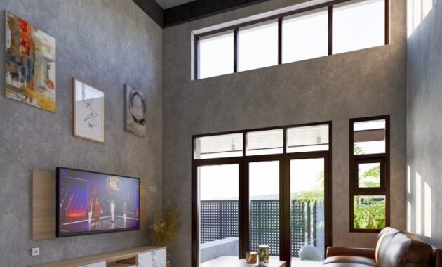 Interior rumah industrial