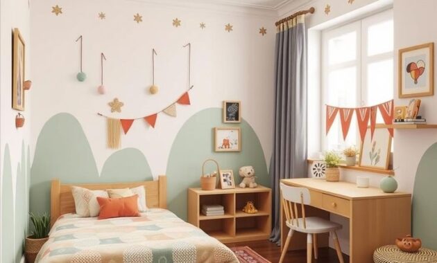 dekorasi kamar anak sederhana