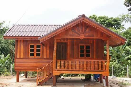 desain rumah alami kayu