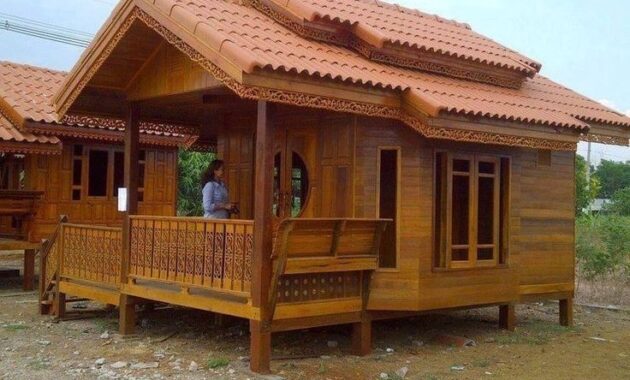 desain rumah alami kayu