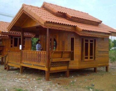 rumah sehat dengan kayu