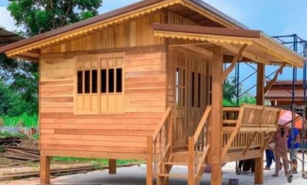 rumah sehat dengan kayu