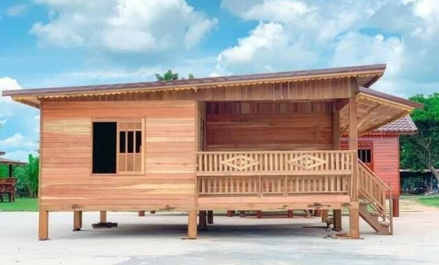 rumah sehat dengan kayu
