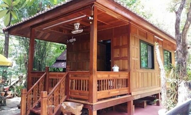 rumah sehat dengan kayu