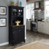 Bufet Kayu Dapur Presswood dengan Lemari Bar