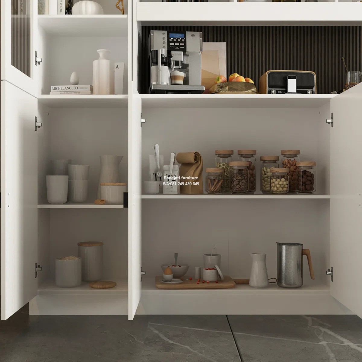 Kombinasi Furnitur Lemari Penyimpanan Lemari Pajangan Kombinasi Furnitur Lemari Penyimpanan Lemari Pajangan