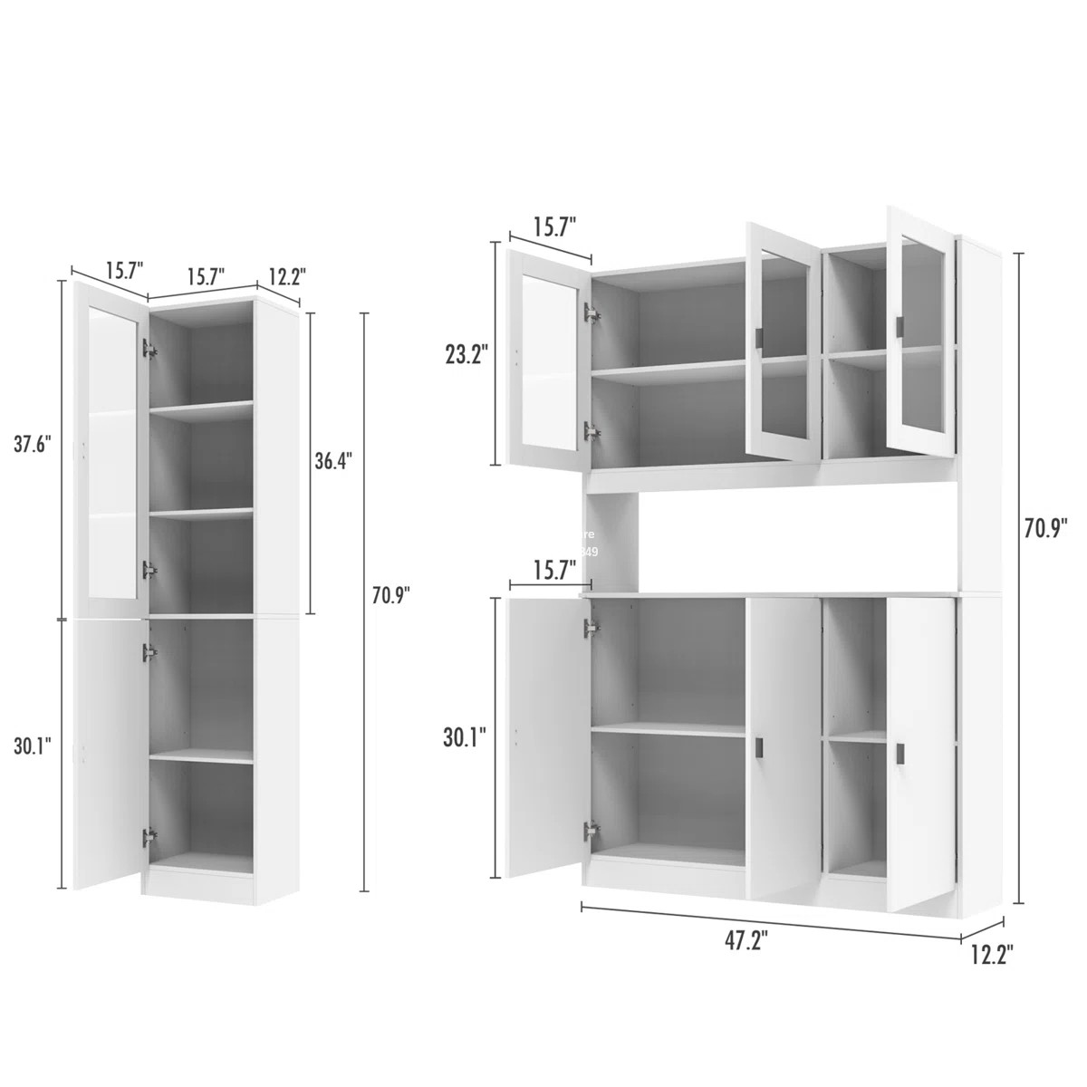 Kombinasi Furnitur Lemari Penyimpanan Lemari Pajangan Kombinasi Furnitur Lemari Penyimpanan Lemari Pajangan
