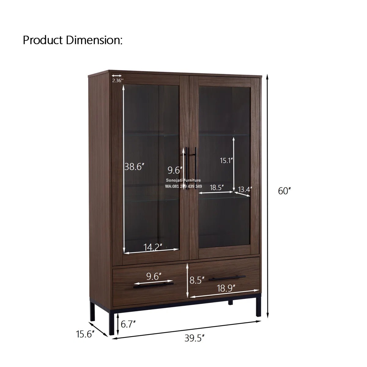 Lemari Pajangan Dapur Minimalis Studio Tempa™ Lemari Pajangan Dapur Minimalis Studio Tempa™